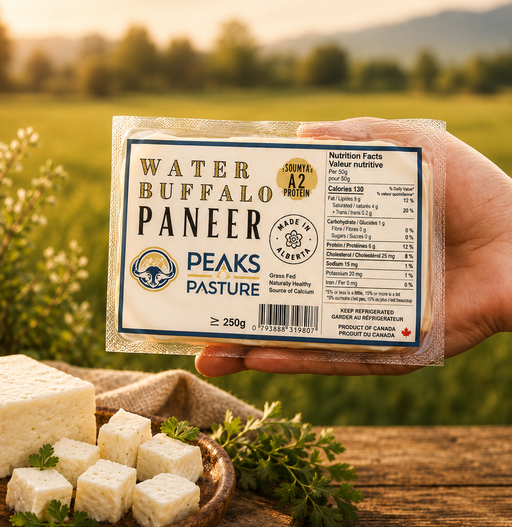Buffalo Paneer - Peaks & Pasture - 250g
